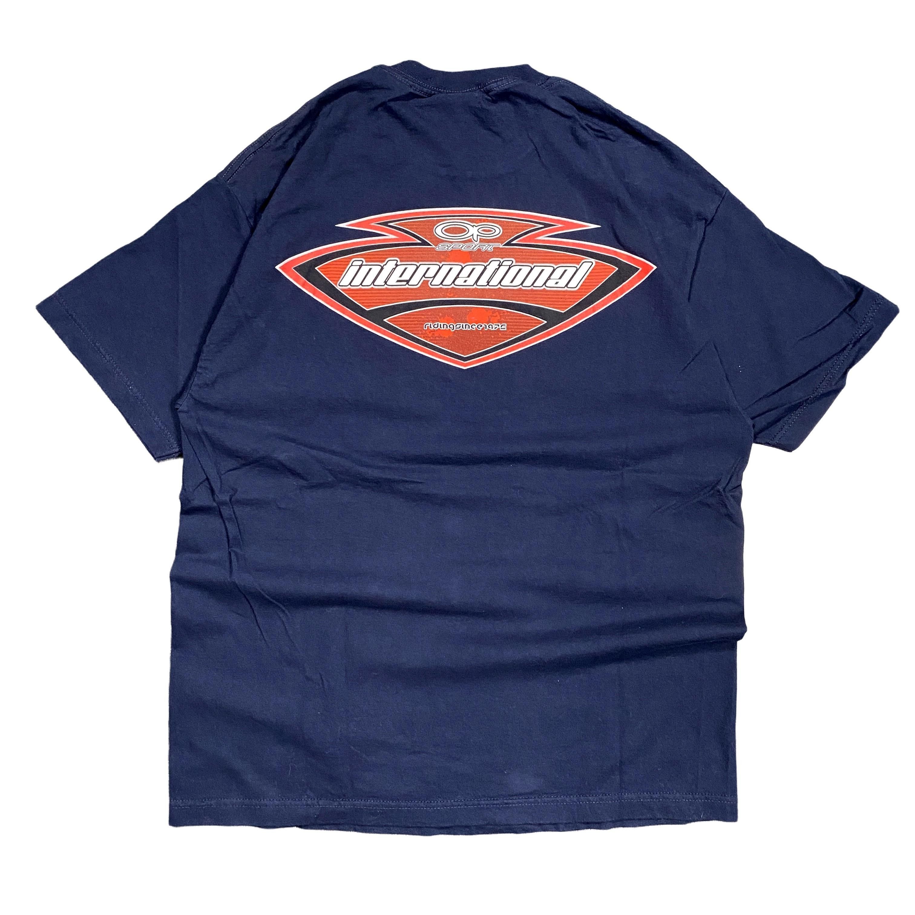 Ocean Pacific Vintage OP Y2K Sport International Graphic Tee Navy XL Size US XL / EU 56 / 4 - 2 Thumbnail