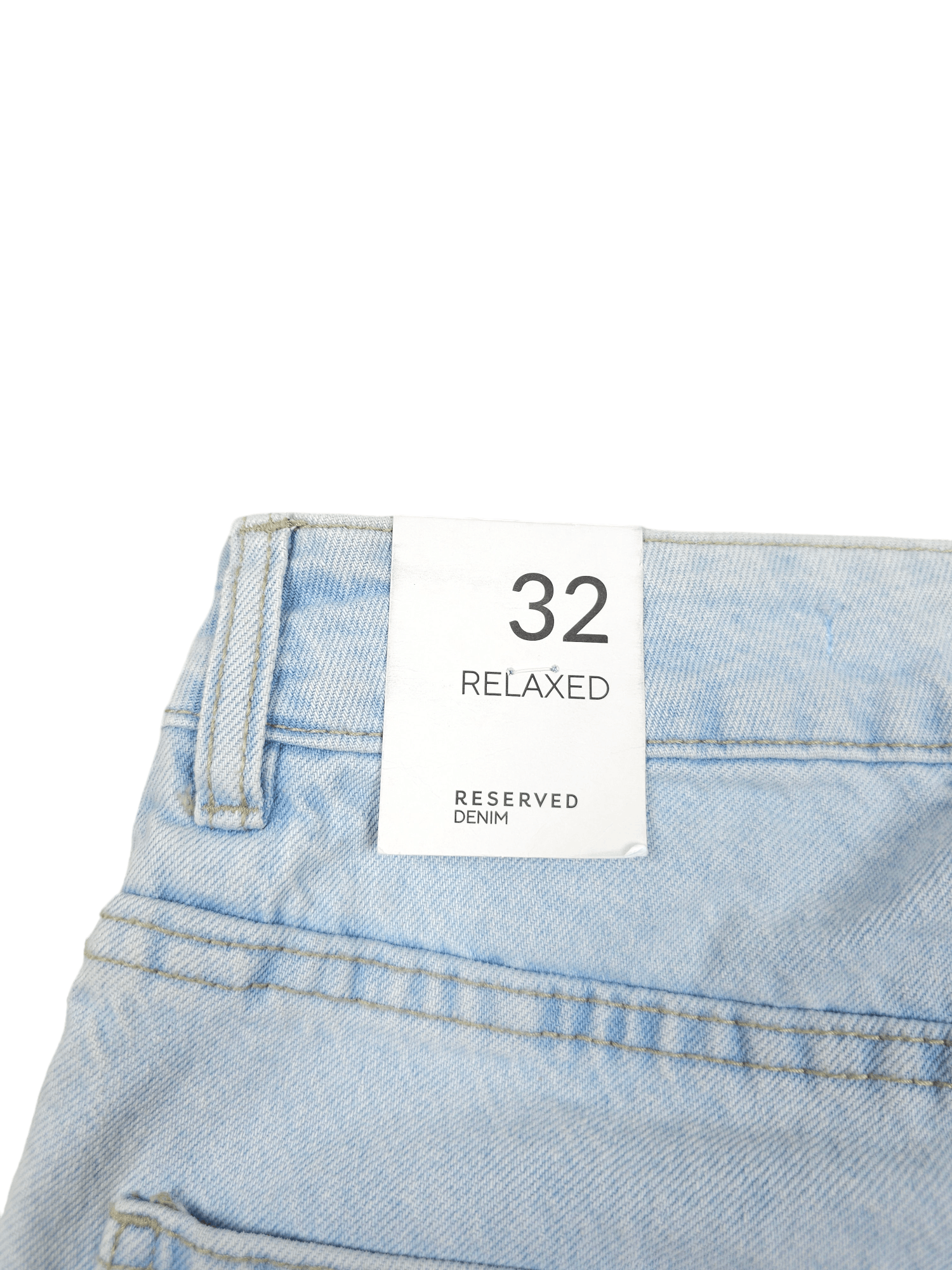 Japanese Brand × Vintage 💎 NEW Size 32/32 Baby Blue Baggy Relaxed Wide Leg Jeans Size US 32 / EU 48 - 5 Thumbnail