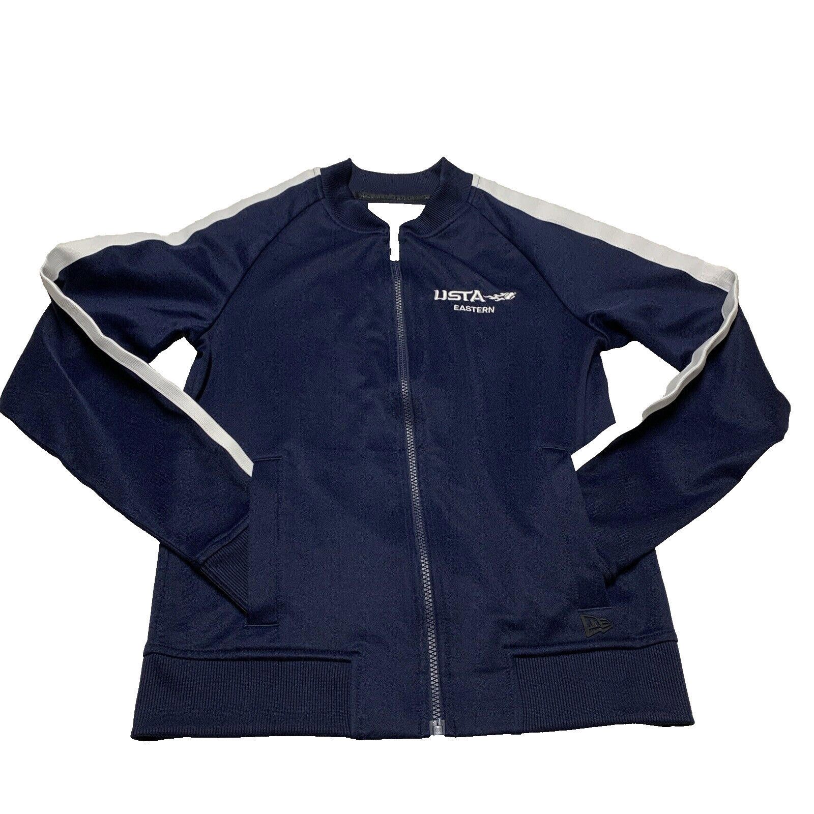 New Era New Era Men's XS Navy Blue Varsity Track Jacket Zip Size US XS / EU 42 / 0 - 1 Thumbnail