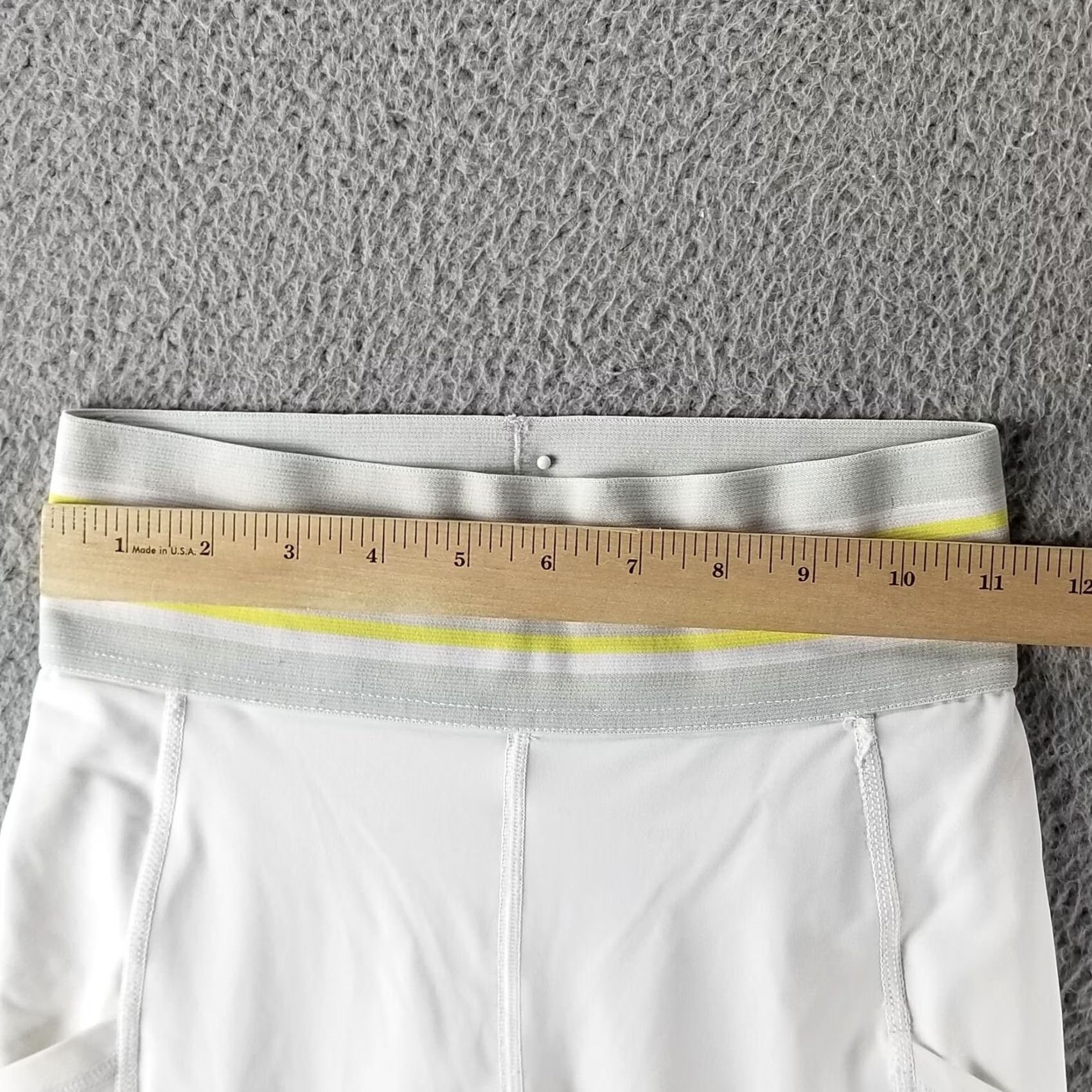 Vintage Aerie Chill Play Move High Waisted Pocket Legging White Striped Small Women Leggings Size 28" / US 6 / IT 42 - 5 Thumbnail