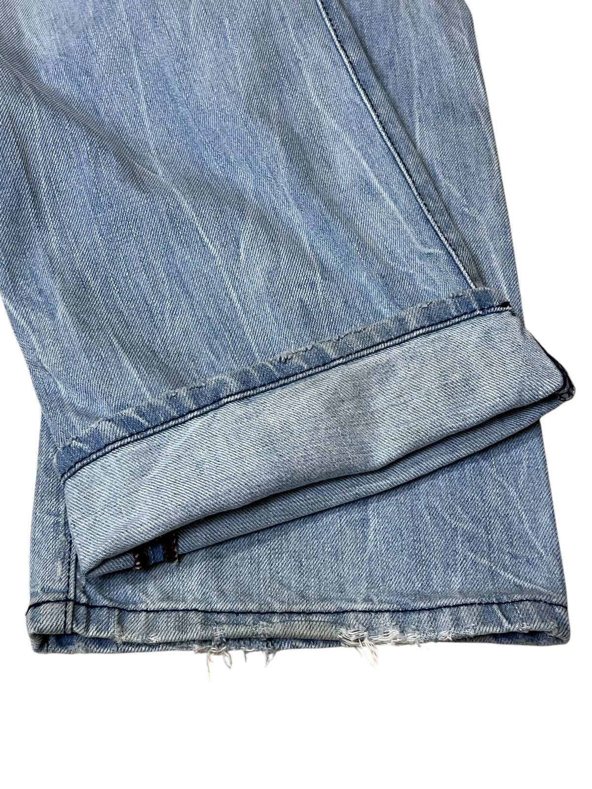 Replay SICK🔥REPLAY ASOLO ITALY STRAIGHT CUT BLUE JEANS Size US 35 - 12 Thumbnail