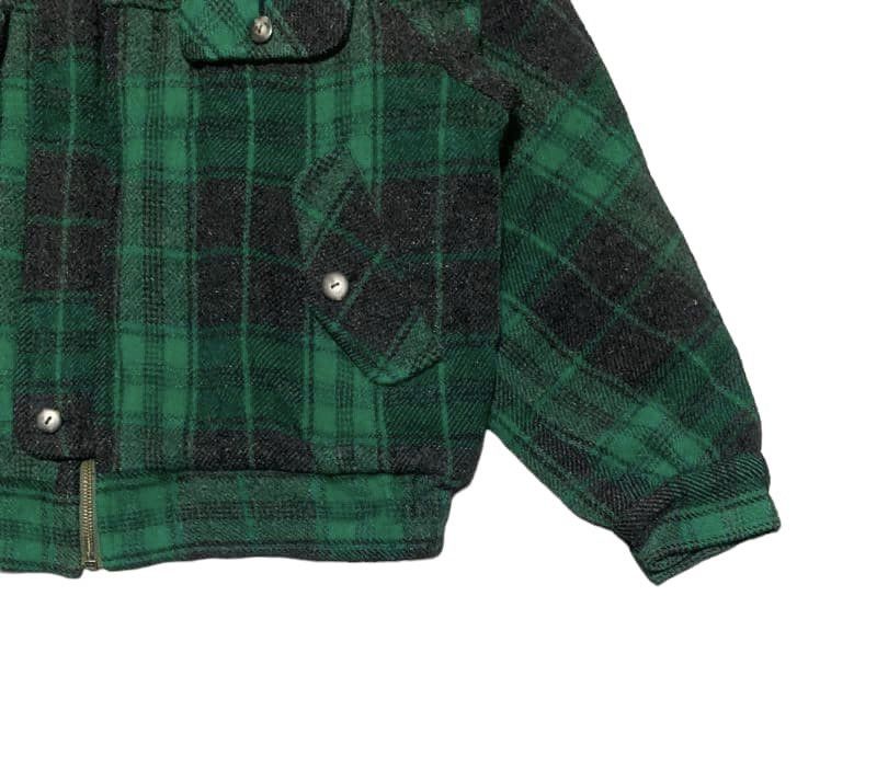 Japanese Brand Aunthentic Uniform Work Clothes Plaid Wool Jacket Size US M / EU 48-50 / 2 - 3 Thumbnail