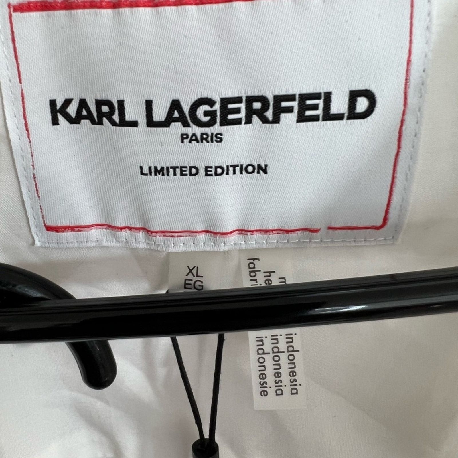 Karl Lagerfeld 2PC LOT Karl Lagerfeld Paris Womens White/Black Button Front Size XL / US 12-14 / IT 48-50 - 6 Thumbnail