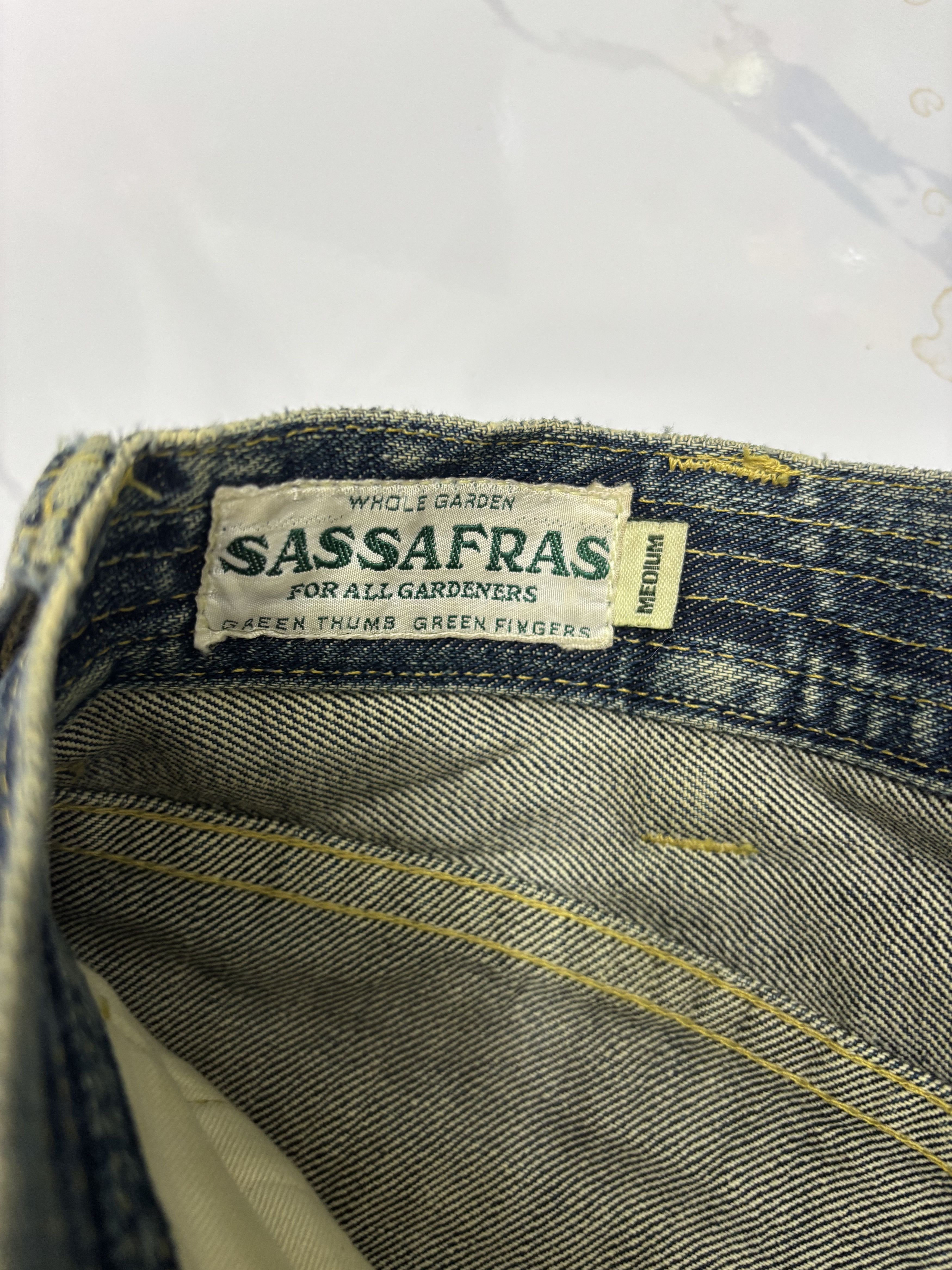 Sassafras Vintage Sassafras Gardener Destroy Jeans Short Size US 32 / EU 48 - 6 Thumbnail