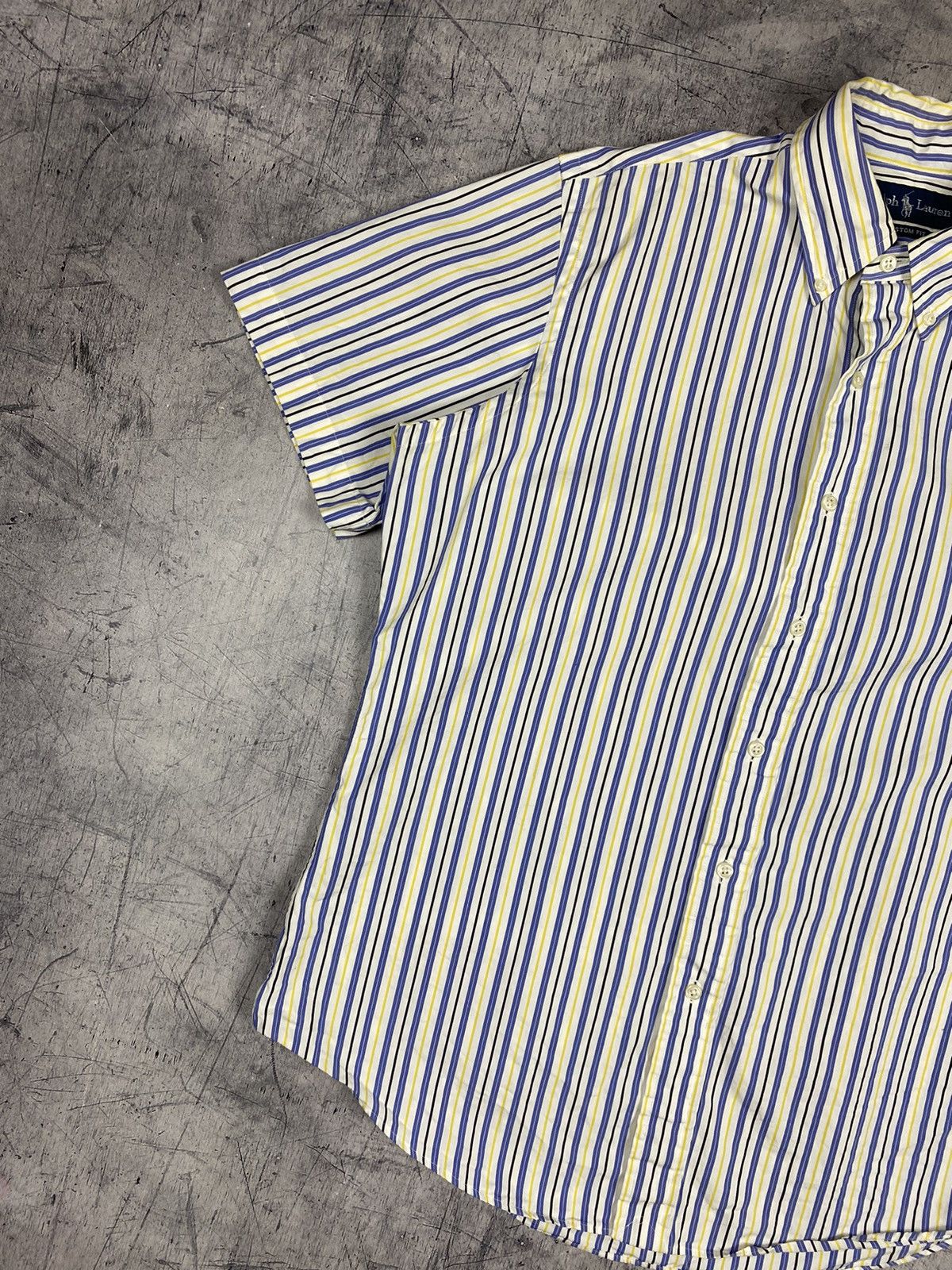 Polo Ralph Lauren Vintage Polo Ralph Lauren Designer Striped Button Up Shirt Size US L / EU 52-54 / 3 - 4 Thumbnail