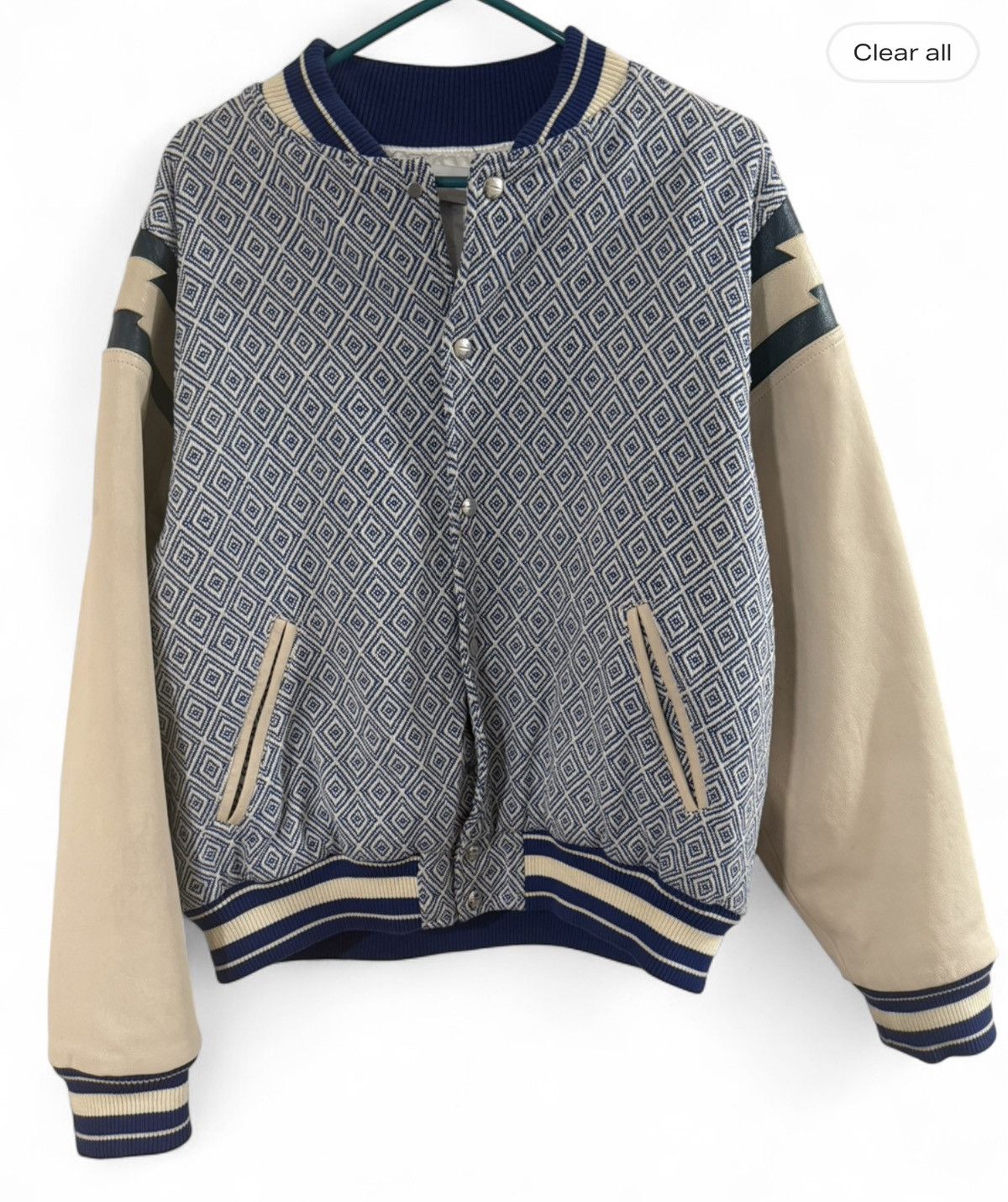 Rhude Rhude jacquard lightning bomber Size US XL / EU 56 / 4 - 1 Thumbnail