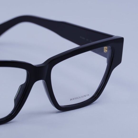 Bottega Veneta Bottega Veneta BV1288O 001 Eyeglasses Black Cat Eye 55mm Size ONE SIZE - 2 Thumbnail