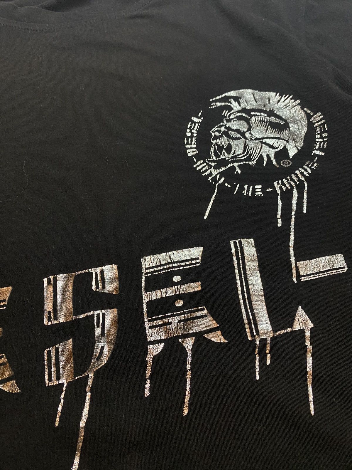 Diesel × Vintage Vintage Diesel Big Skull Logo distressed longsleeve t shirt Size US S / EU 44-46 / 1 - 10 Thumbnail
