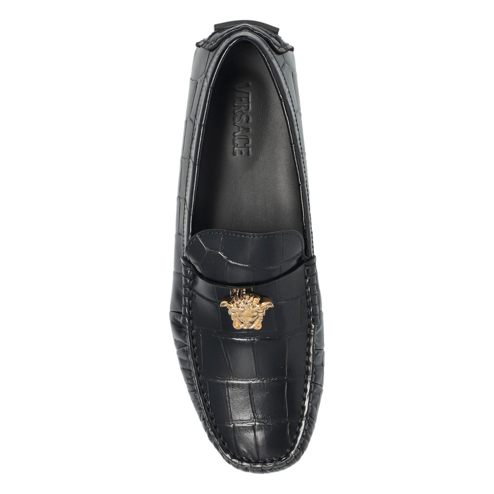 Versace VERSACE Black Drivers Loafers New And Authentic (Men's size: Size US 10 / EU 43 - 5 Thumbnail