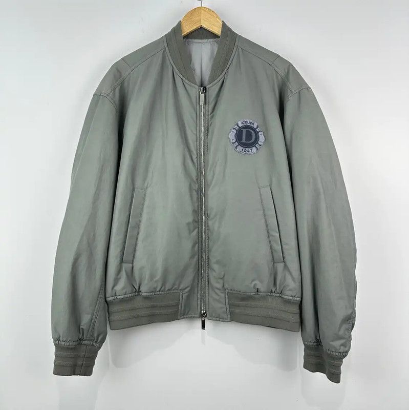 Dior Dior Gray Cotton Men's Outerwear Jacket 0089 Size US XL / EU 56 / 4 - 1 Thumbnail