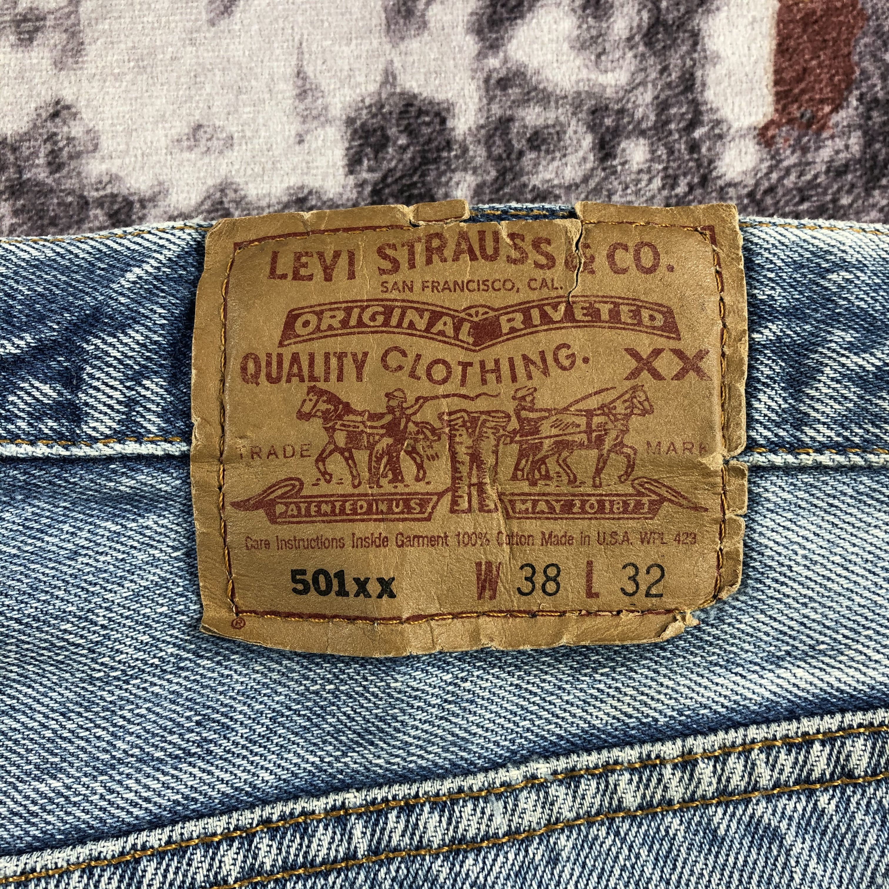 Levi's Vintage 90s Levis 501 Jeans-JM2766 Size US 36 / EU 52 - 7 Thumbnail