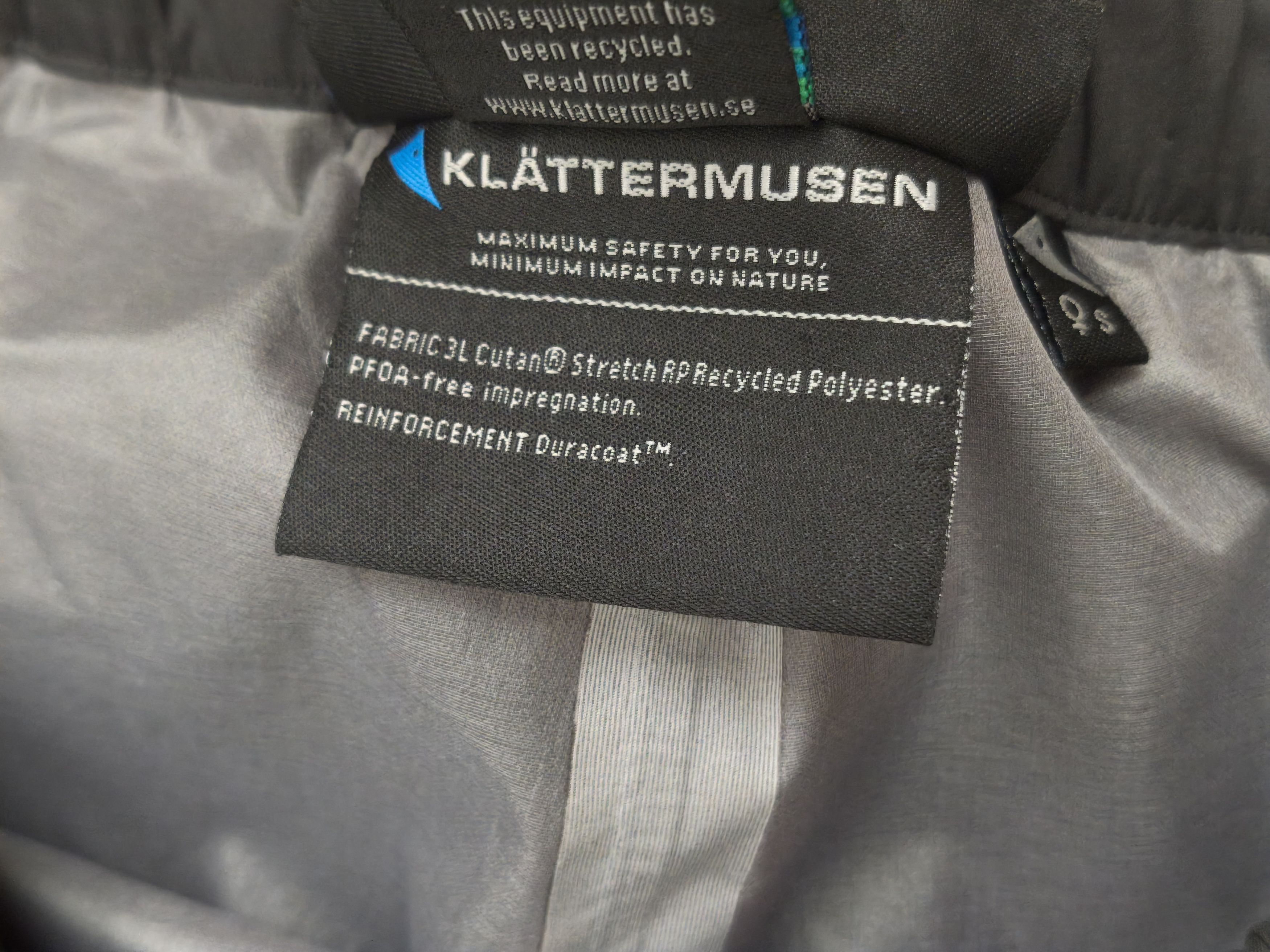 Klattermusen Klättermusen Eitre 3L Cutan Waterproof Light Mountain Pants Size 28" / US 6 / IT 42 - 12 Thumbnail