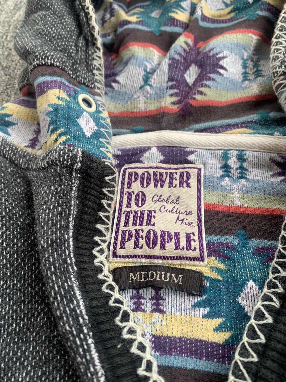 Japanese Brand Japanese Power of The People Vintage Stylish Zip Jacket Size US M / EU 48-50 / 2 - 3 Thumbnail
