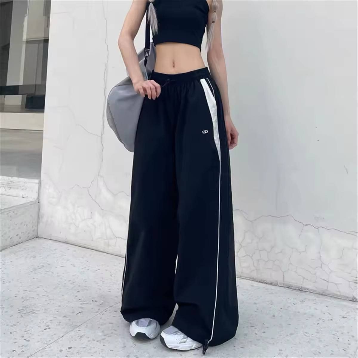 Japanese Brand × Vintage baggy, high-waisted casual pants. Size 32" / US 10 / IT 46 - 6 Thumbnail