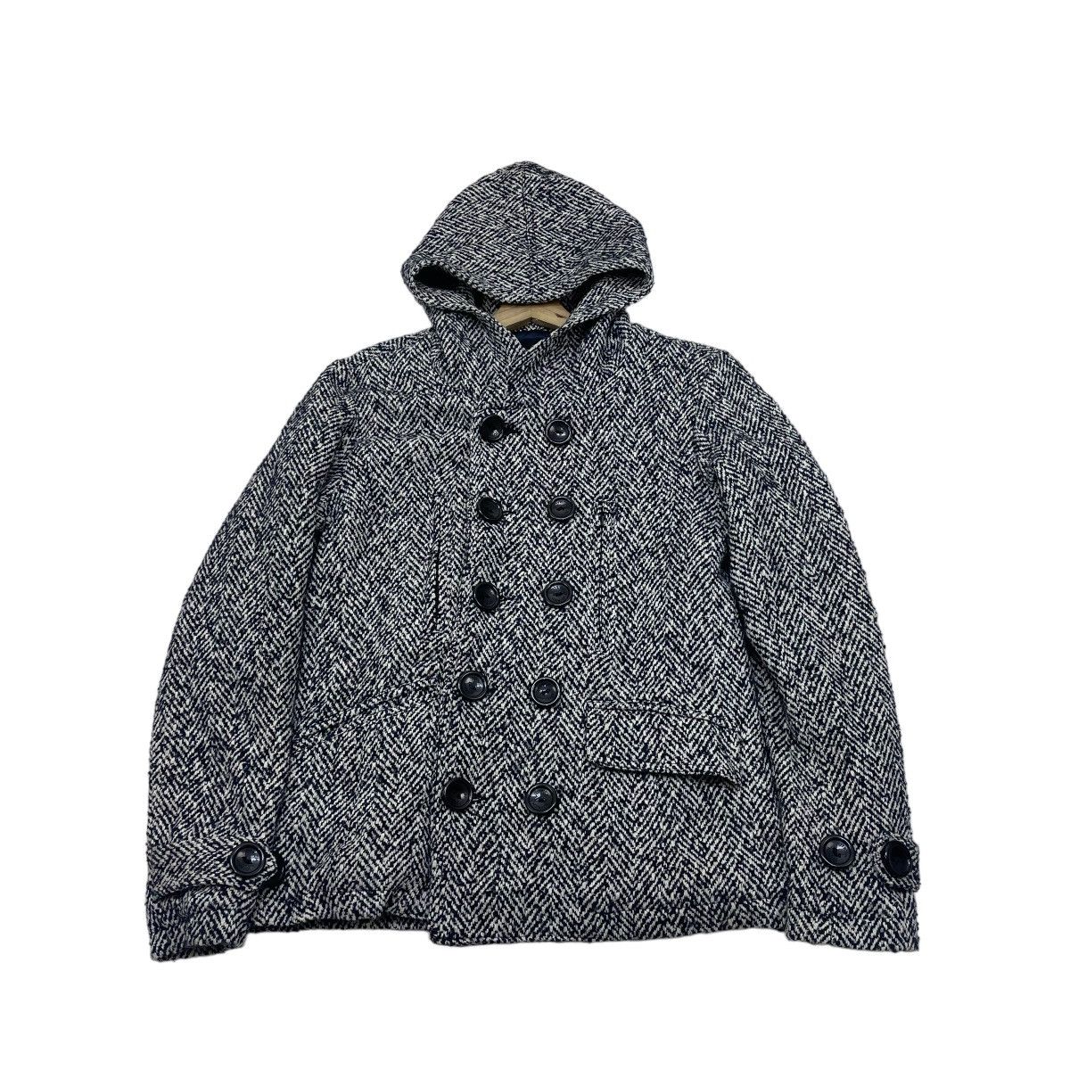 Joyrich 🫴🏻Joy Rich Los Angelos Haringgbone Hoody Jacket Size M / US 6-8 / IT 42-44 - 1 Thumbnail