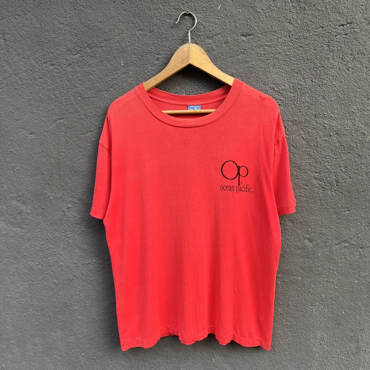 Ocean Pacific Thrashed Faded Vintage 90s Ocean Pacific Surfing Brand Tee Size US L / EU 52-54 / 3 - 3 Thumbnail