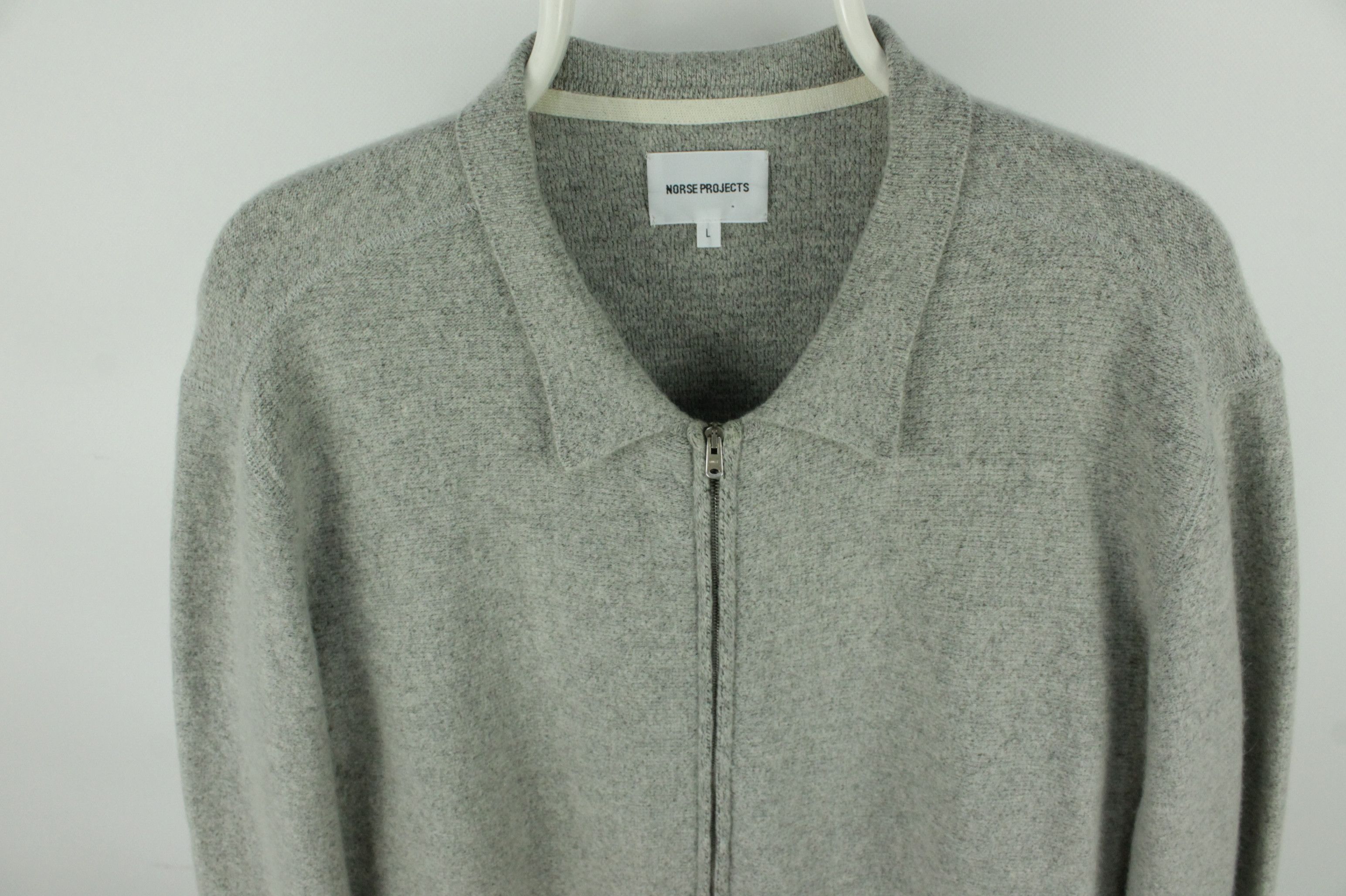 Norse Projects Norse Projects Magne Zip Alpaca Blend Knit Jacket Size US L / EU 52-54 / 3 - 2 Thumbnail