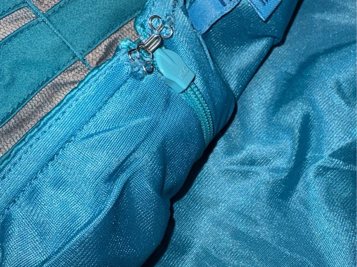 Vintage Vintage Cerulean Blue Corset & Tulle Dress Size M / US 6-8 / IT 42-44 - 6 Thumbnail