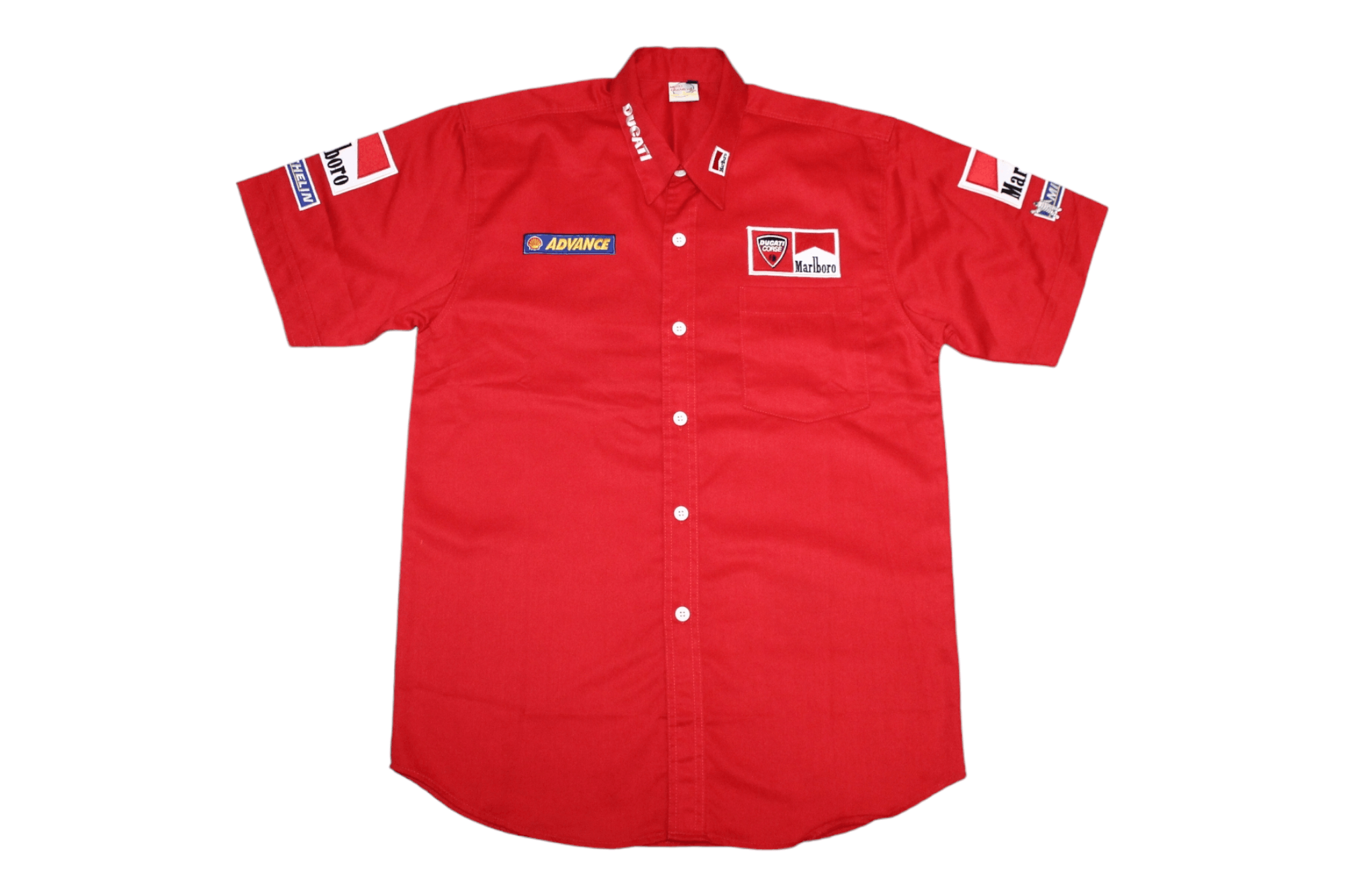 💥VTG💥 Marlboro Ducati Corse MotoGP Racing Work Shirt