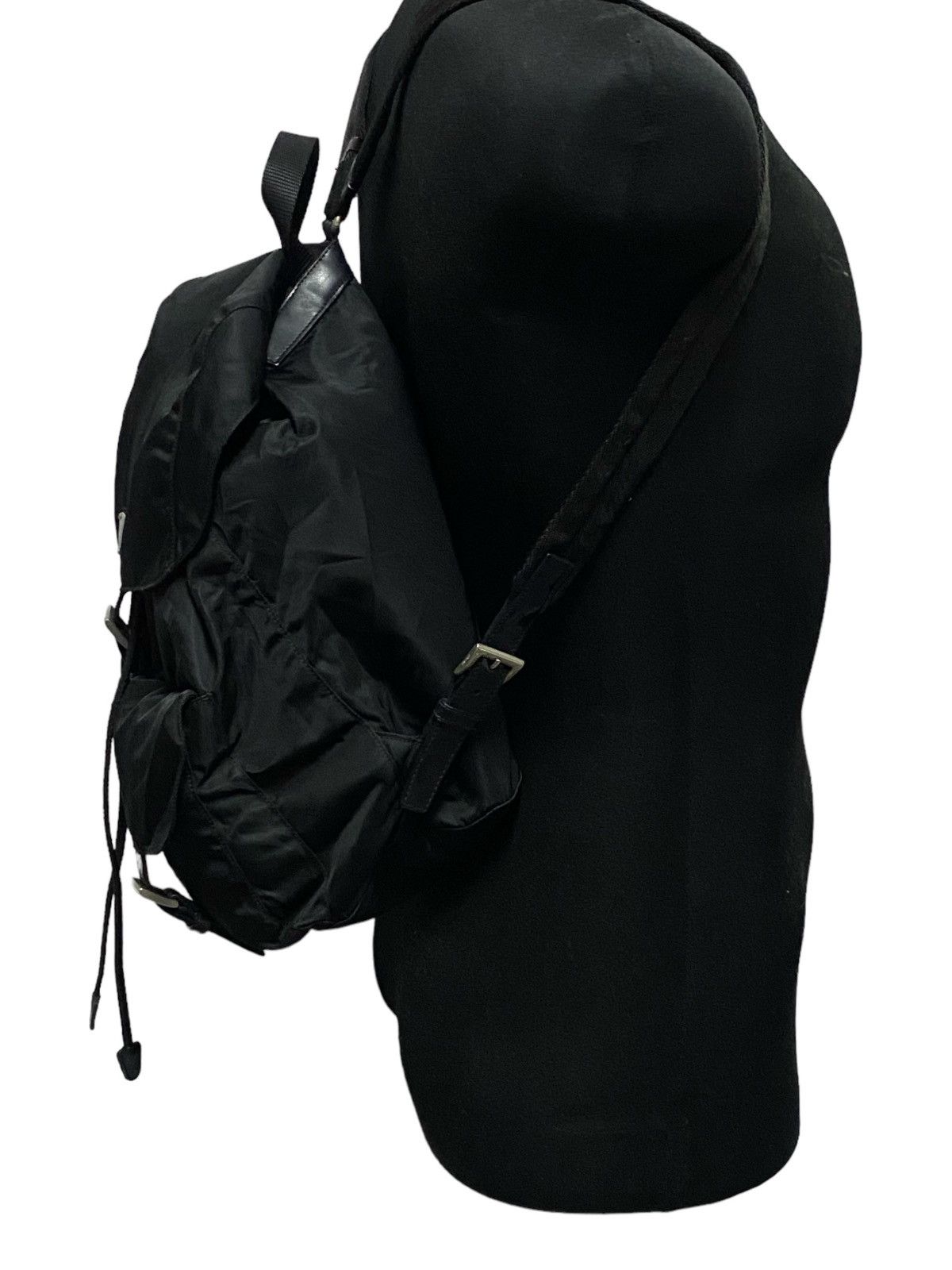 Prada Vintage Prada Tessuto Nylon Mini BackPacks Size ONE SIZE - 5 Thumbnail