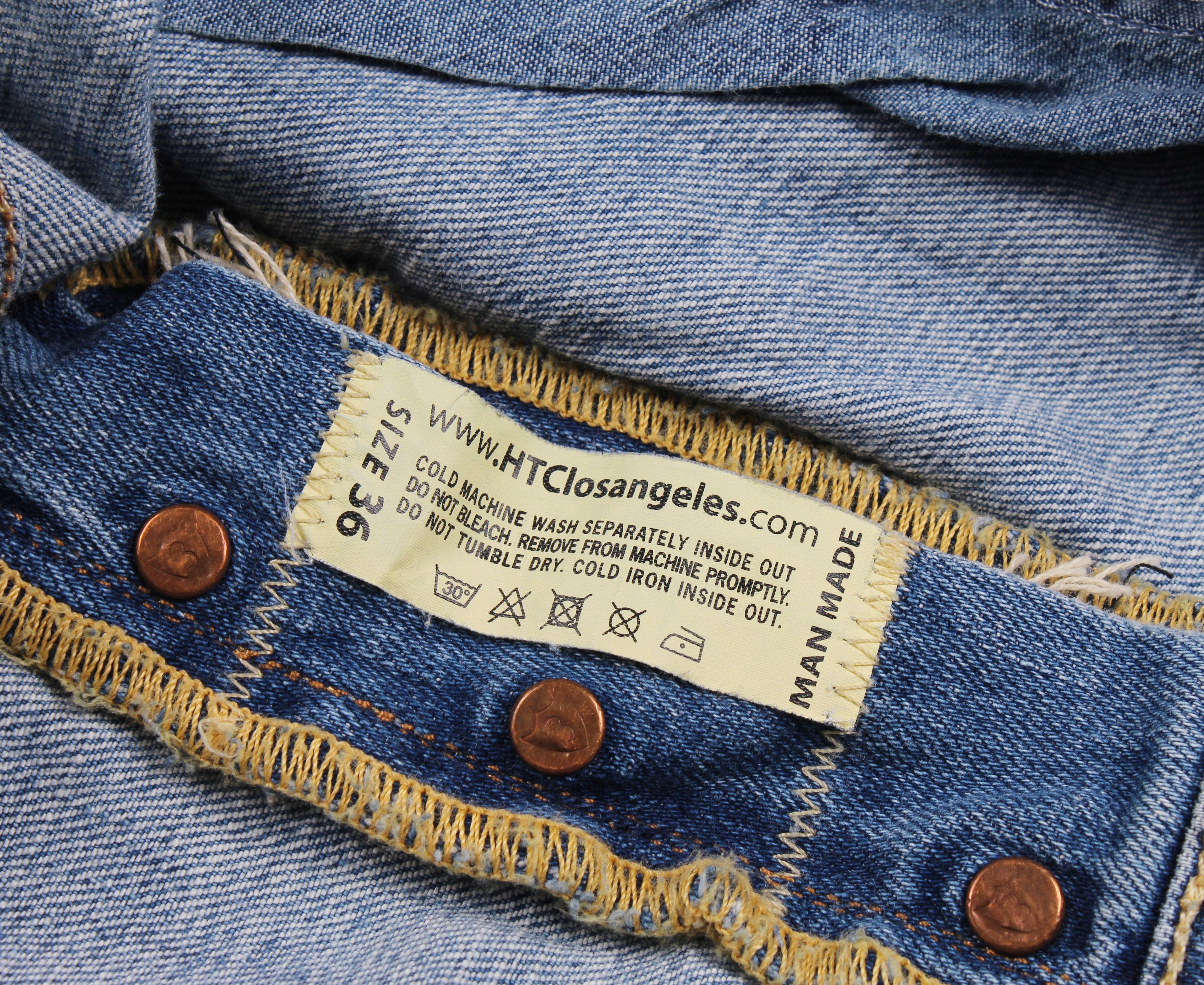 Hollywood Trading Company Htc Hollywood Trading Company Distressed Selvedge Jeans Size US 36 / EU 52 - 8 Thumbnail