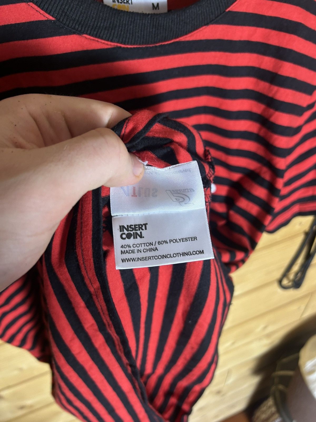 Japanese Brand Persona 5 sega video game striped t shirt Size US M / EU 48-50 / 2 - 7 Thumbnail