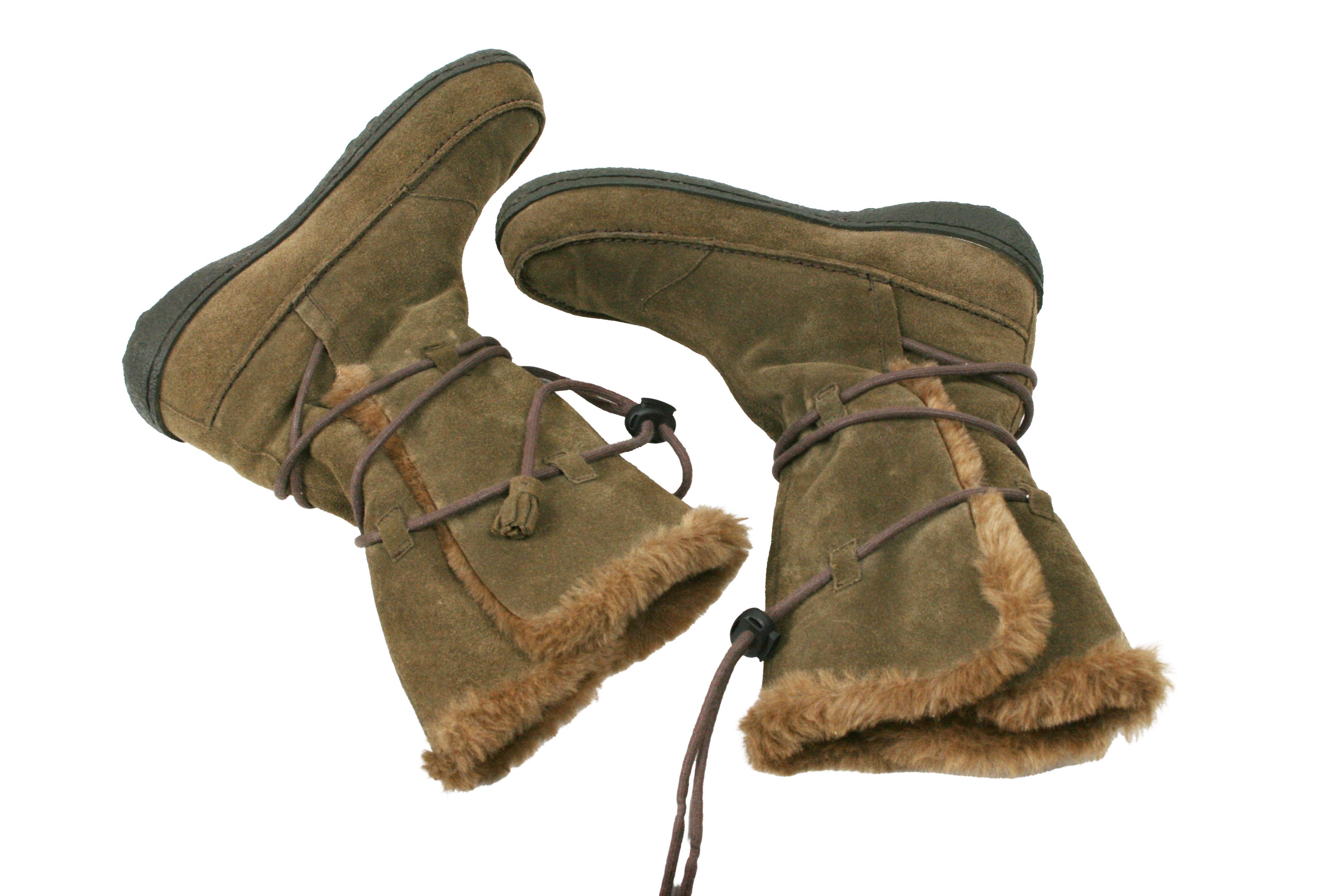 Camper 00S Y2K Goblin Faux Fur Lined Suede Boots Vintage Size US 7 / IT 37 - 12 Thumbnail