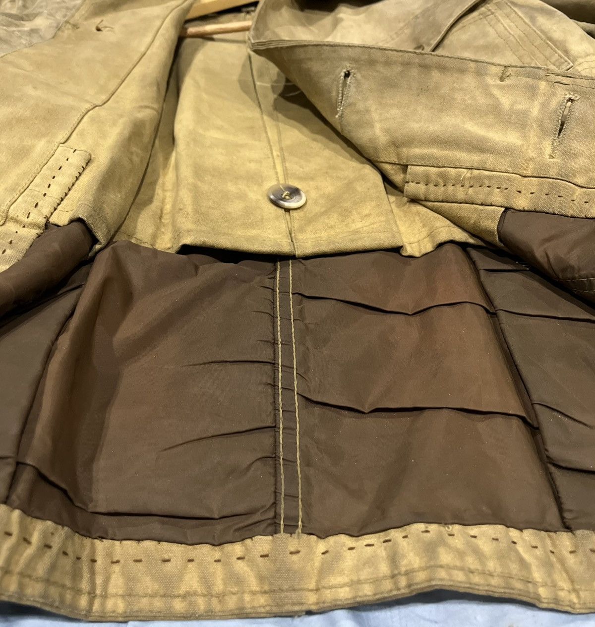 Filson Rare Vintage 80s Filson Tin Cloth Field Jacket Rugged Style Size US L / EU 52-54 / 3 - 9 Thumbnail