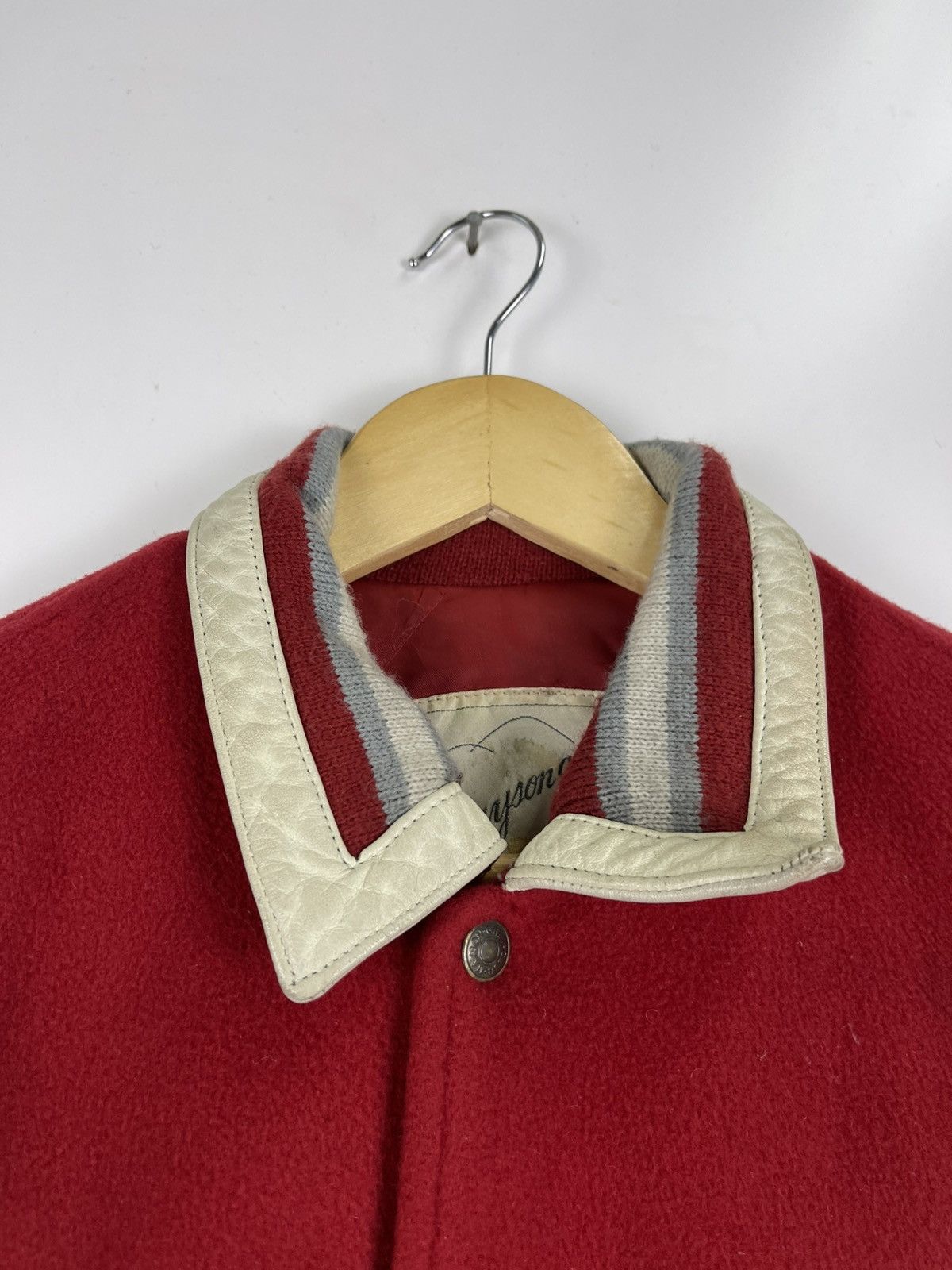 Vintage Vintage Mayson Grey Varsity Jacket Size US L / EU 52-54 / 3 - 7 Thumbnail