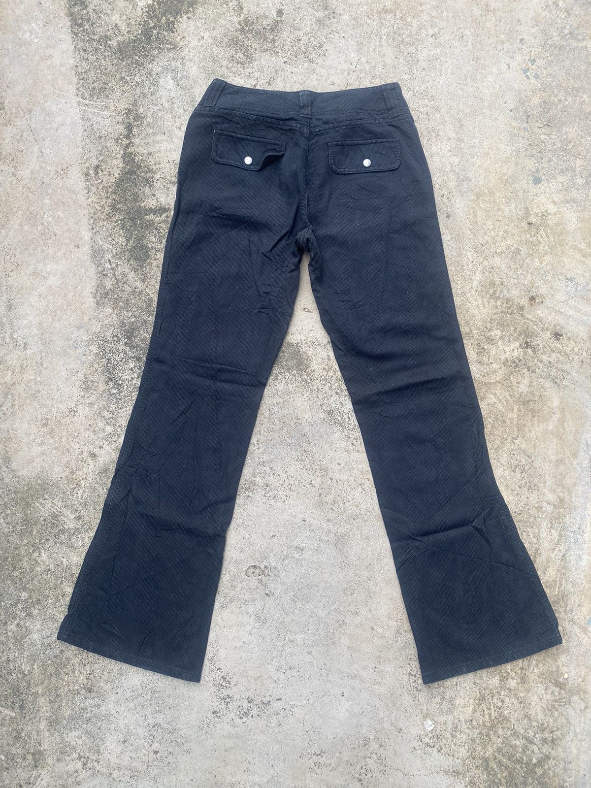 If Six Was Nine × Japanese Brand × United Colors Of Benetton Flare Jeans United Colour Of Benetton Corduroy Size US 28 / EU 44 - 14 Thumbnail
