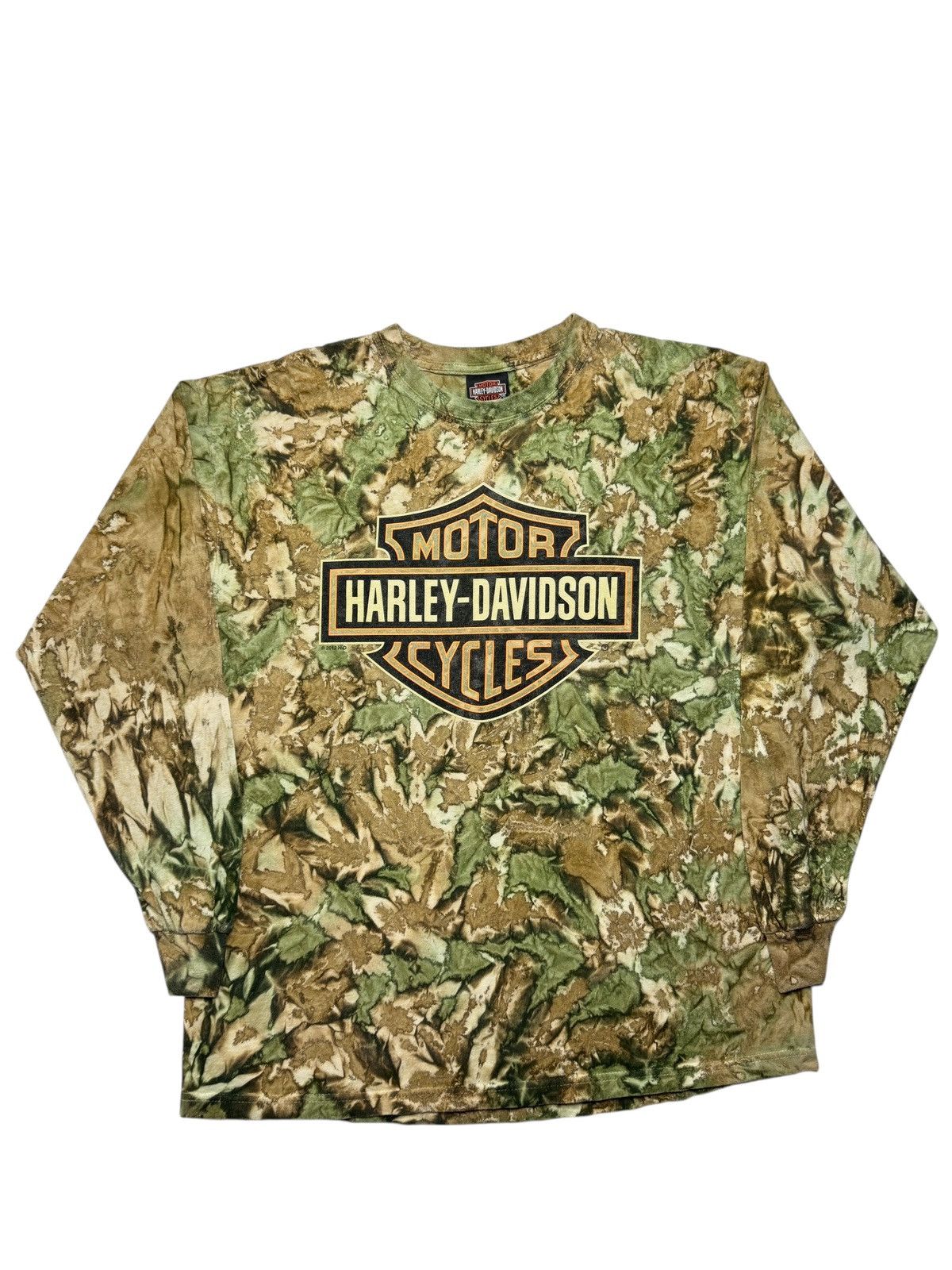 Harley Davidson Y2K Camo Harley Davidson Tee Shirt Size US L / EU 52-54 / 3 - 1 Thumbnail