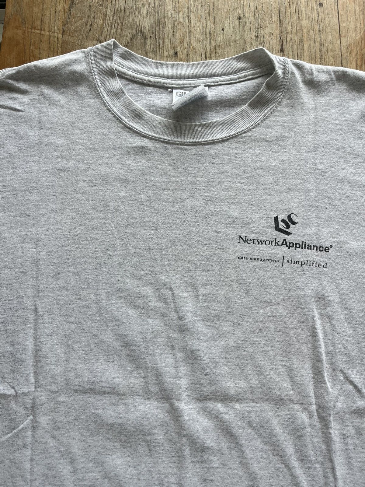 Vintage Vintage Network Appliance data management Ads promo shirt Size US XL / EU 56 / 4 - 4 Thumbnail