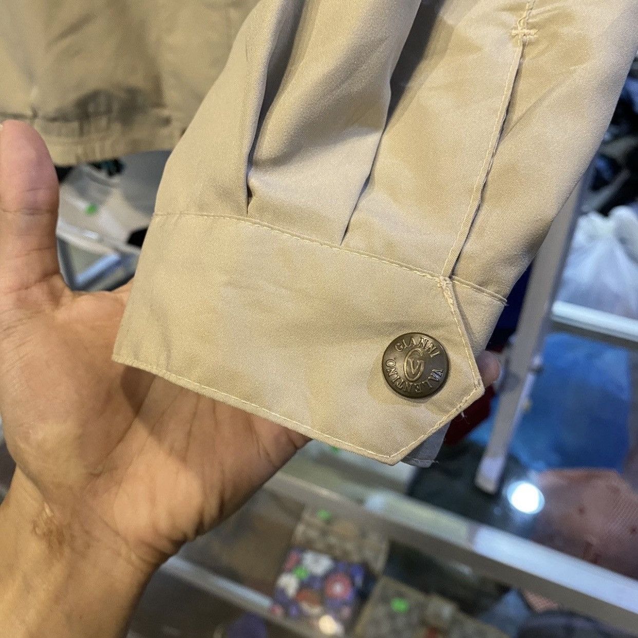Gianni Valentino vintage Gianni Valentino light jacket with embroidered logo Size US M / EU 48-50 / 2 - 6 Thumbnail
