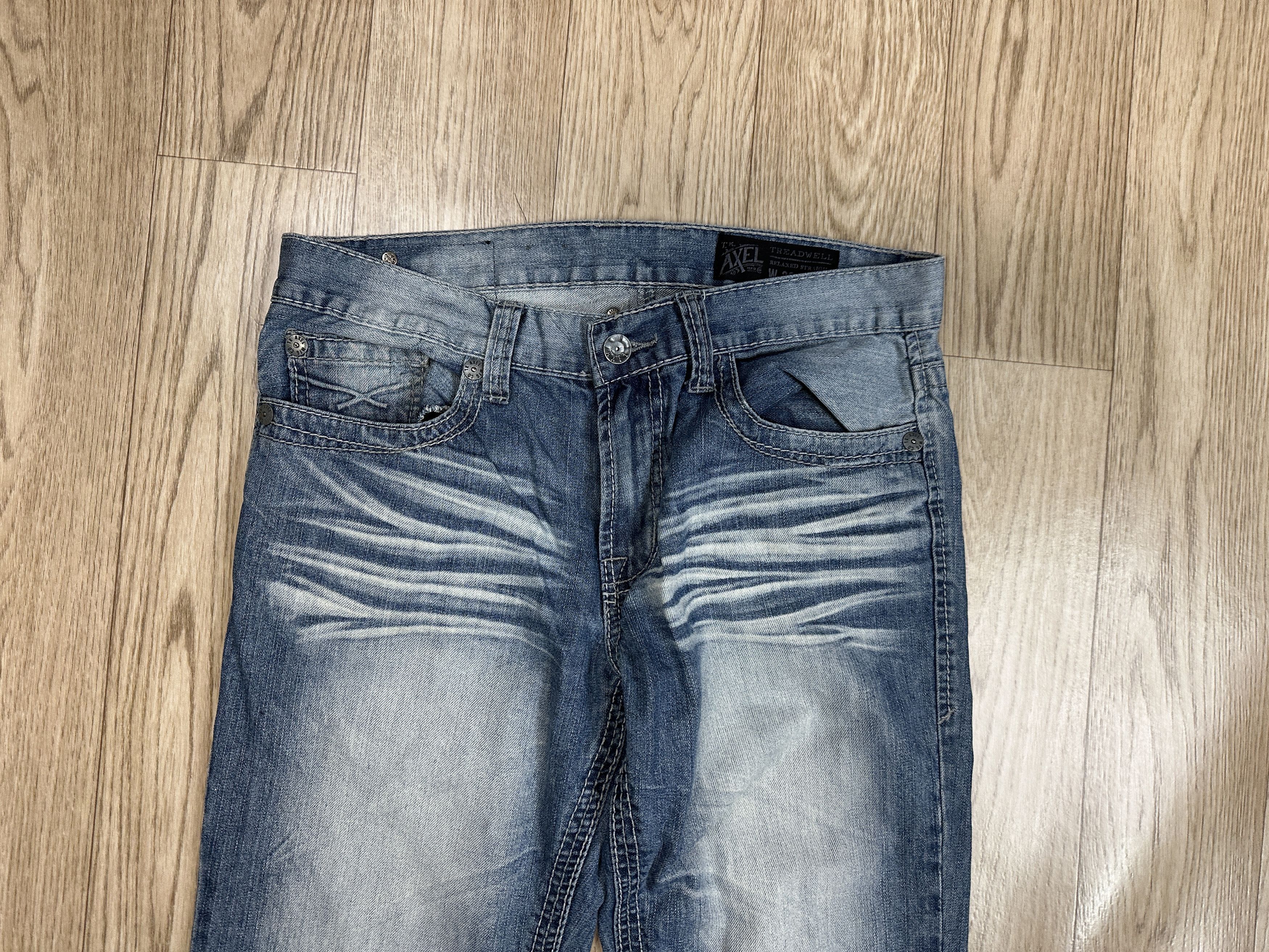 Affliction Y2K Style T.k. Axel Relaxed Straight Baggy Men's Jeans 30x32 Size US 30 / EU 46 - 8 Thumbnail