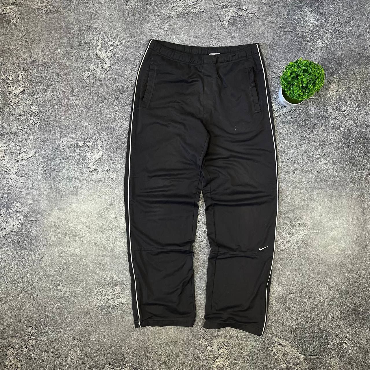 Nike Vintage 90s Nike Casual Button Drill Baggy Pants Size M Size US 33 - 1 Thumbnail
