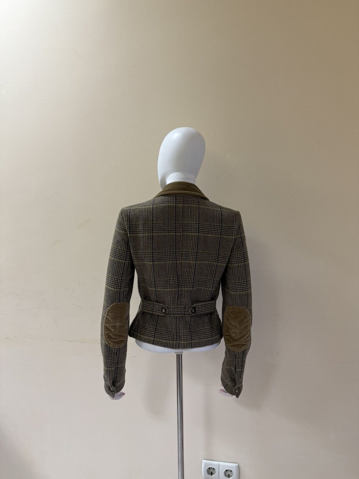 Etro Etro Womens Wool Checkered Blazer Jacket Size 42 Size M / US 6-8 / IT 42-44 - 9 Thumbnail