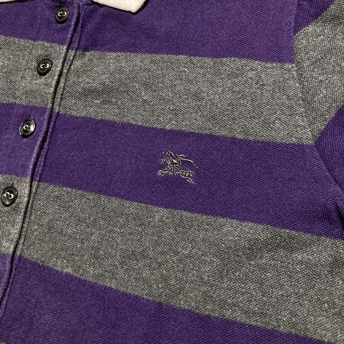 Burberry Vintage Burberry Blue Label Women Polo Tee Stripe Luxuruy Size XS / US 0-2 / IT 36-38 - 6 Thumbnail
