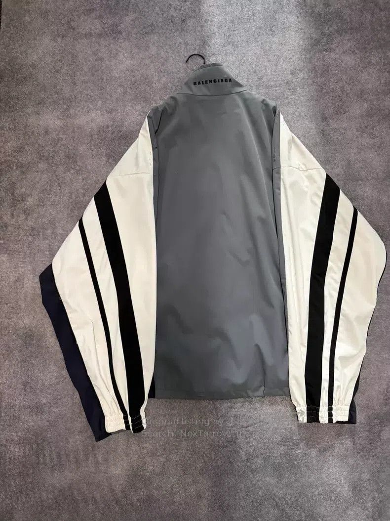 Balenciaga Balenciaga White and Grey Stretch Tech Fabric Sport Blende Size US S / EU 44-46 / 1 - 2 Thumbnail
