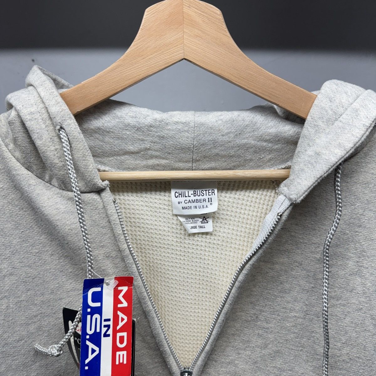 Vintage 90s Camber Thermal Lined Zip Hoodie Faded ERD Grunge Chrome Size US L / EU 52-54 / 3 - 4 Thumbnail