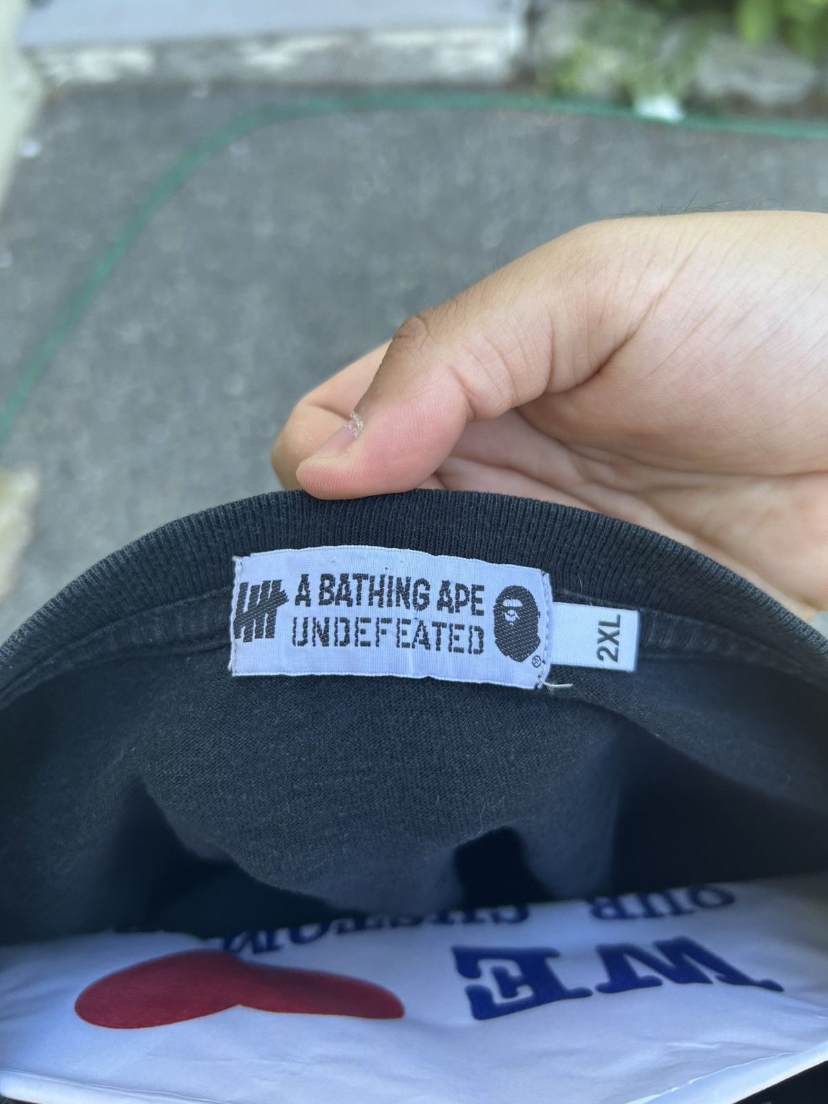 Bape × Undefeated Bape x Undefeated black tee Size US XXL / EU 58 / 5 - 7 Thumbnail