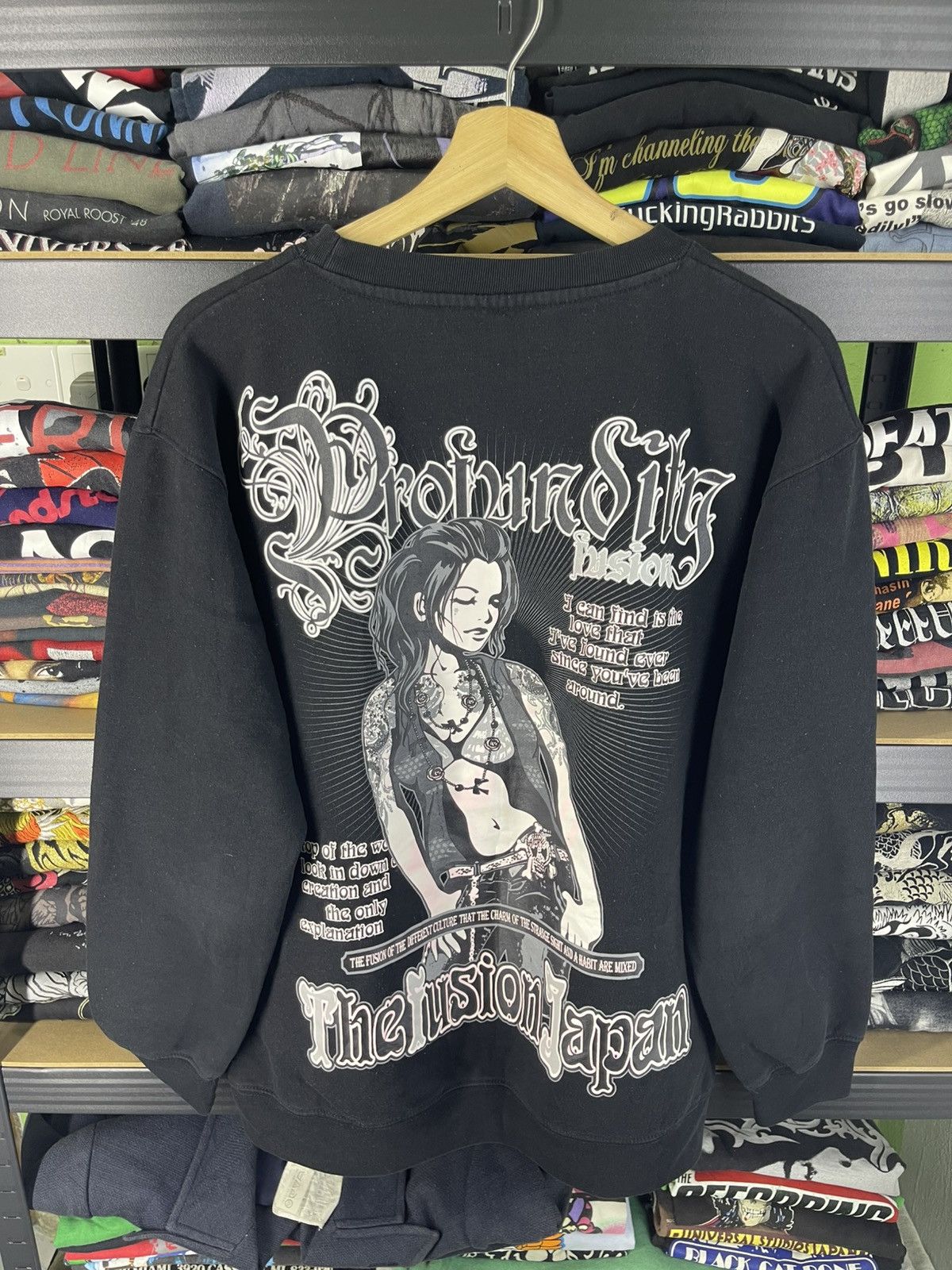 Bullet Noise Vintage Bullet Noise The Fusion Japan Japanese Punk Style Size US L / EU 52-54 / 3 - 8 Thumbnail