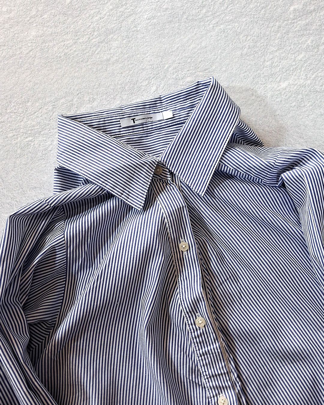 Alexander Wang T BY ALEXANDER WANG HALTER STRIPED COTTON POPLIN SHIRT Size L / US 10 / IT 46 - 5 Thumbnail