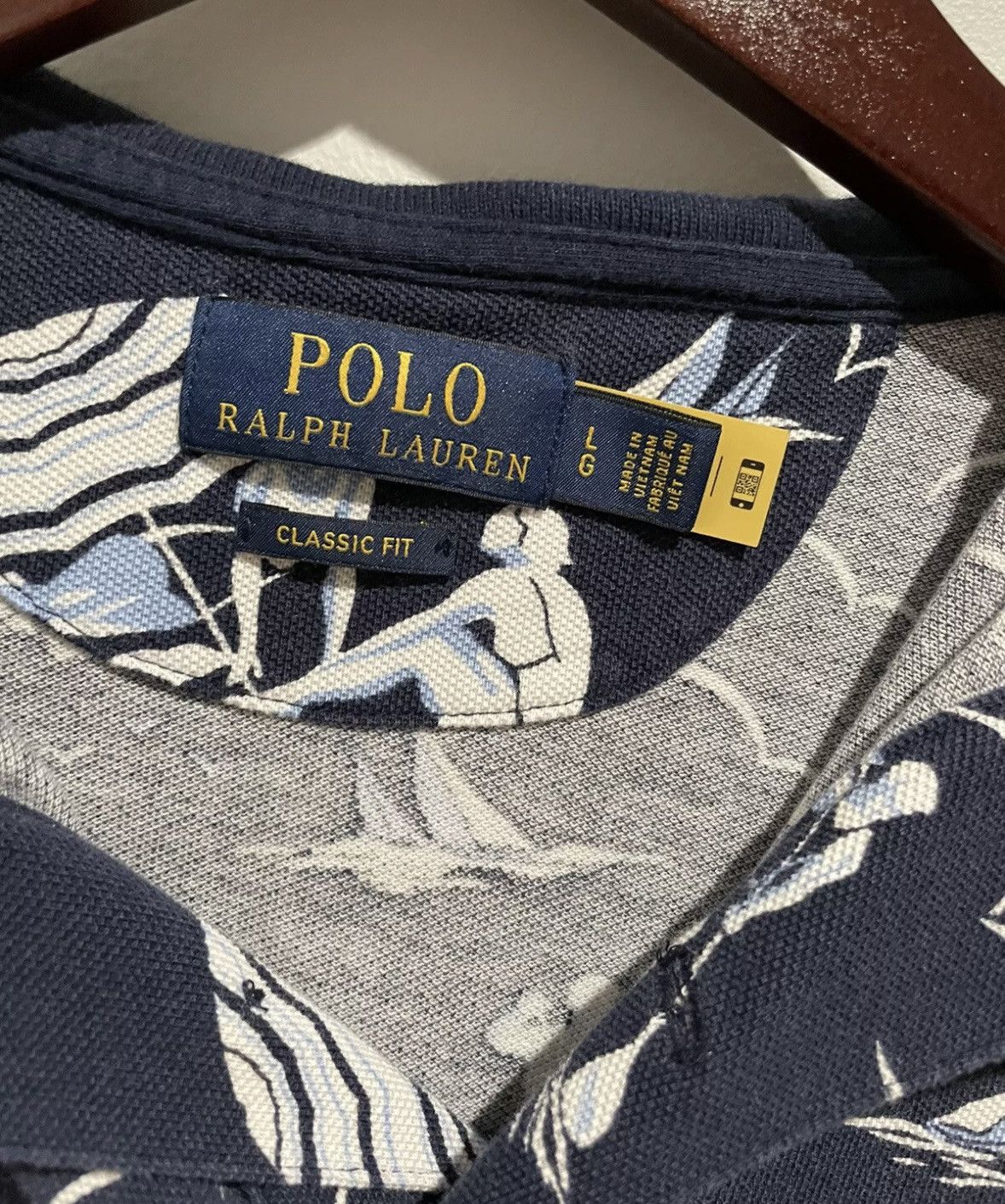 Polo Ralph Lauren Polo Ralph Lauren Men’s Large Classic Fit Swimmer Print Navy Size US L / EU 52-54 / 3 - 3 Thumbnail
