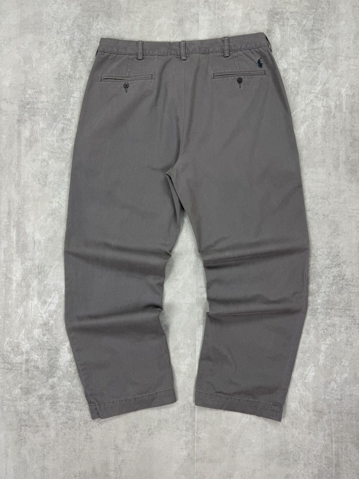 Vintage POLO RALPH LAUREN VINTAGE GREY CHINO PANTS Mens size 36 Size US 36 / EU 52 - 2 Thumbnail