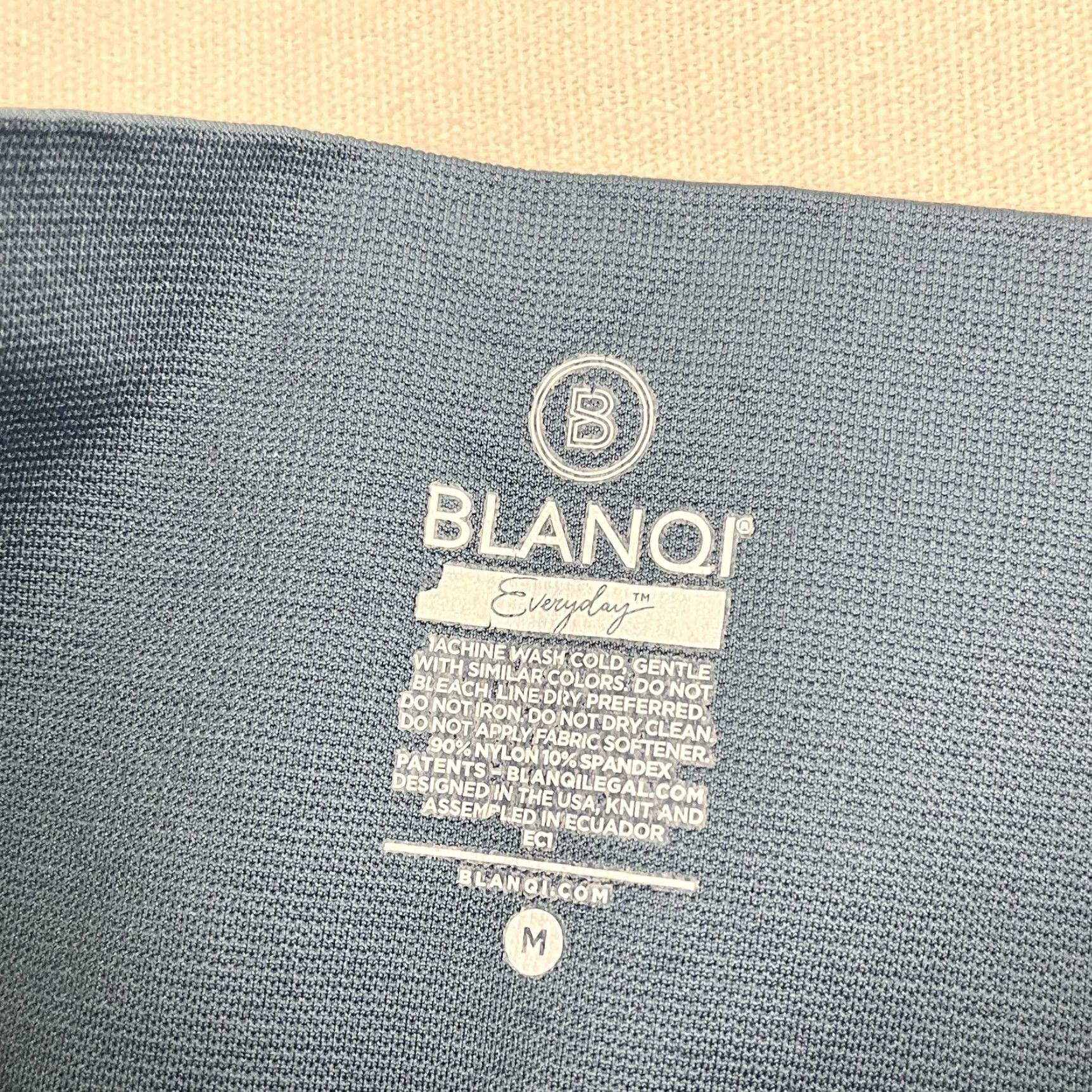 Vintage Blanqi X2 Everyday Maternity Crop Leggings Belly Support Lot Medium Blue Green Size 32" / US 10 / IT 46 - 2 Thumbnail