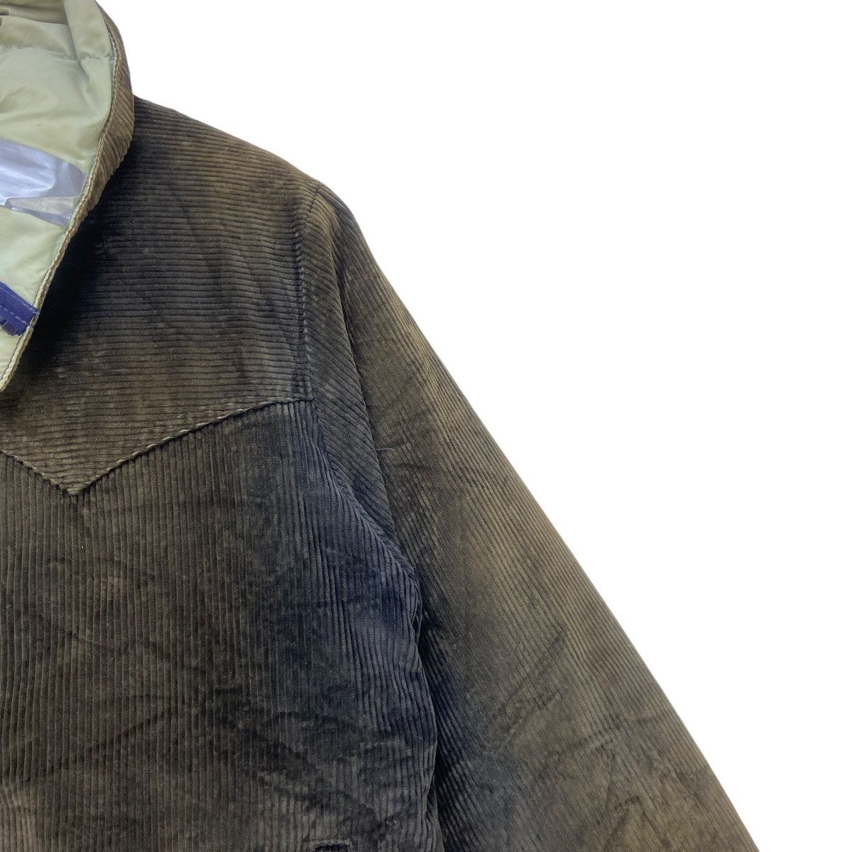 Vintage Vintage Powderhorn Mountaineering Corduroy Goose Down Jacket Size US L / EU 52-54 / 3 - 5 Thumbnail