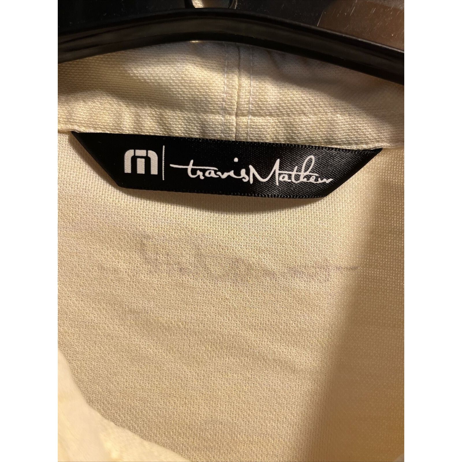 TravisMathew Travis Mathew Shirt Mens M SS Button Polo Yellow Rainmaker Size US M / EU 48-50 / 2 - 3 Thumbnail