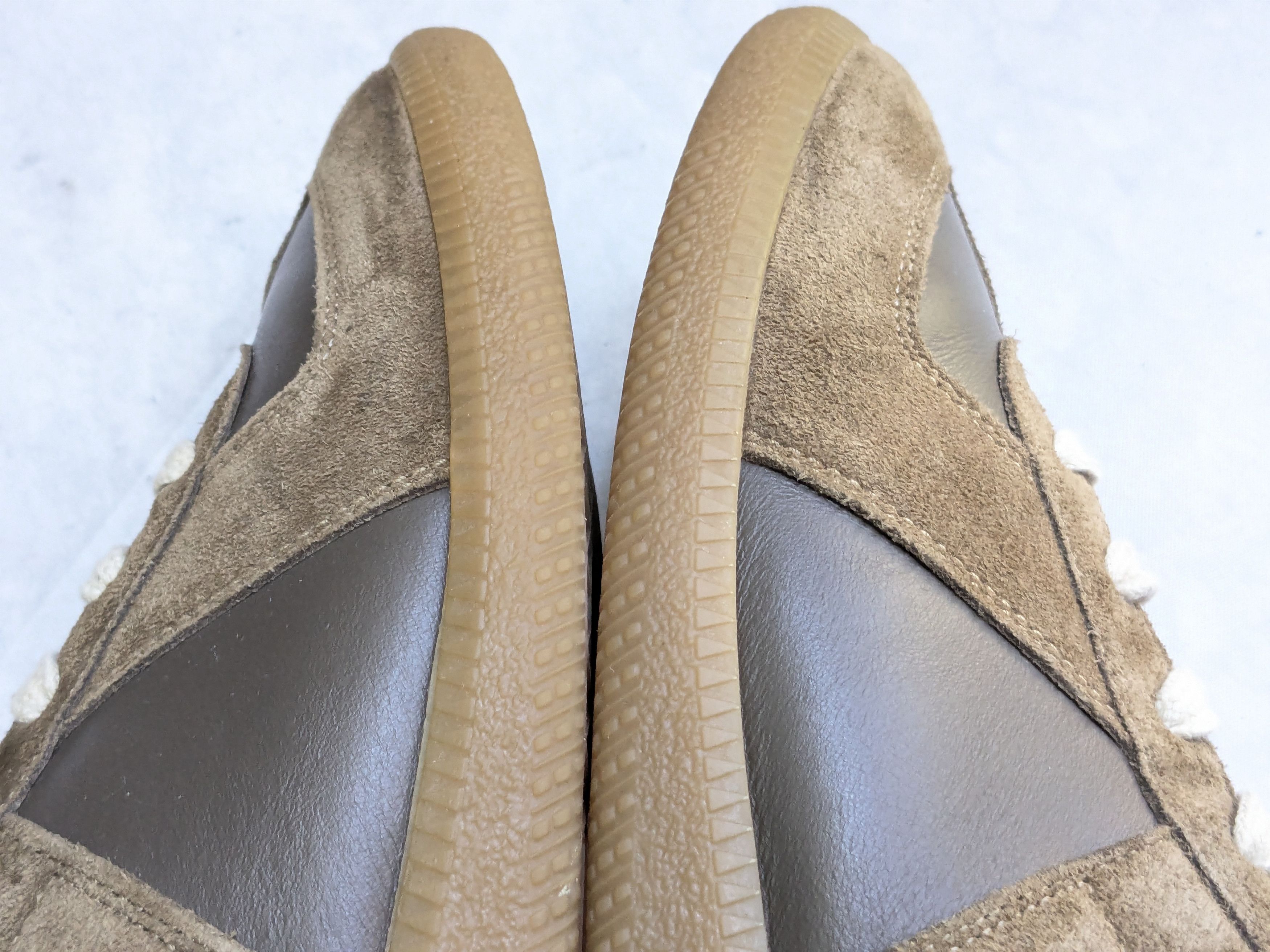 Maison Margiela Maison Margiela GAT Replica Olive Green 10 43 Suede Leather Size US 10 / EU 43 - 9 Thumbnail