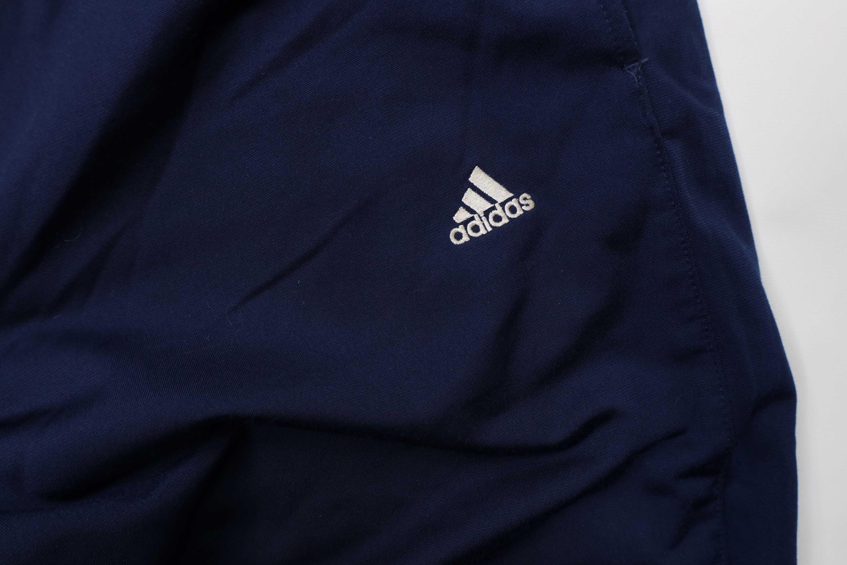Adidas × Vintage Vintage Y2K 2003 Adidas Striped Wide Leg Sweatpants Blue Size US 34 / EU 50 - 7 Thumbnail