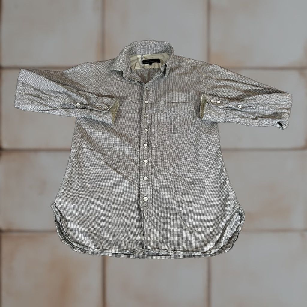 Rag & Bone Rag Bone Shirt Mens Small Black White Check Button Long Sleeve Cotton USA Casual Size US S / EU 44-46 / 1 - 1 Thumbnail
